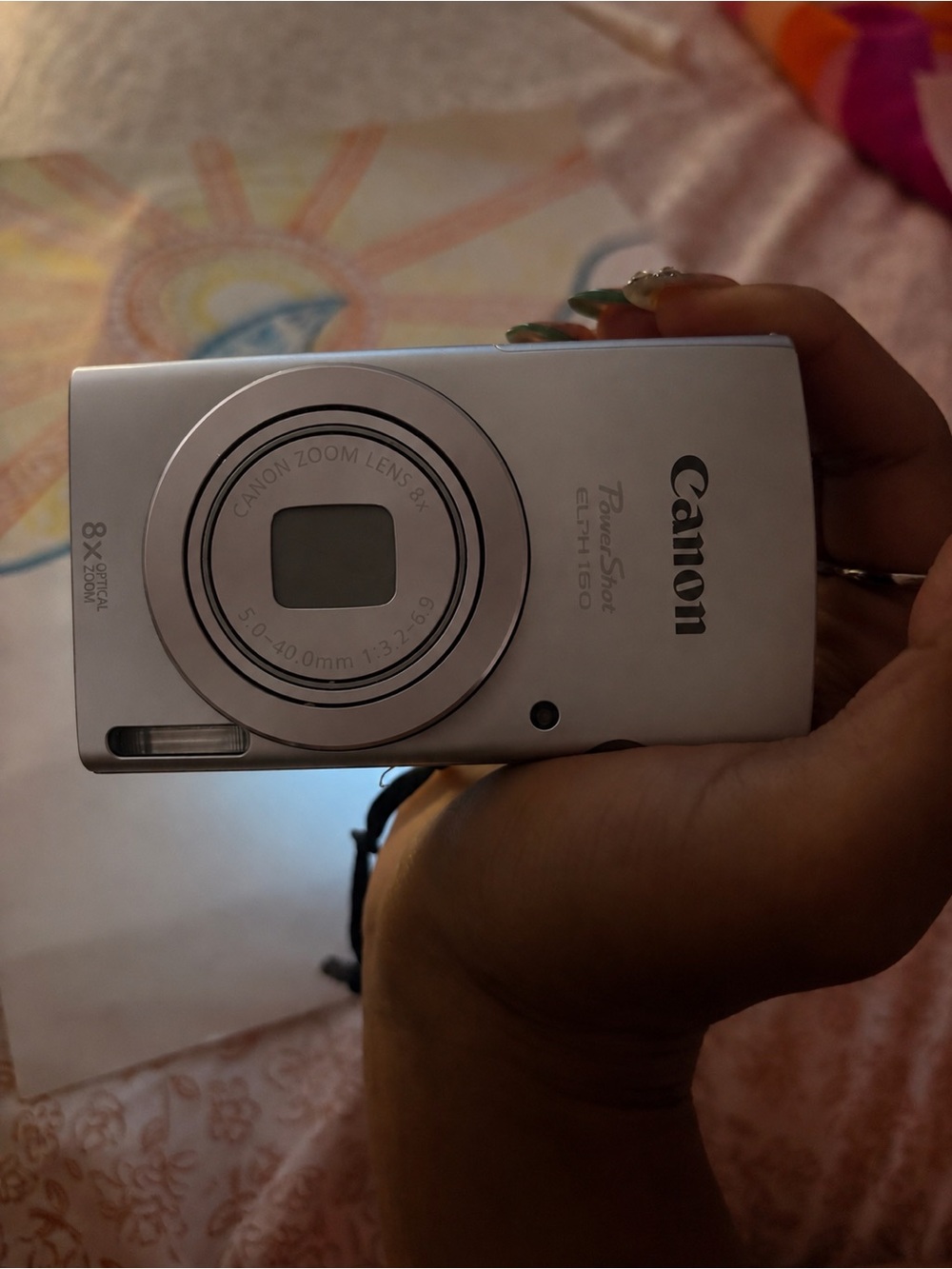 Canon Silver Point-and-Shoot Digital Camera